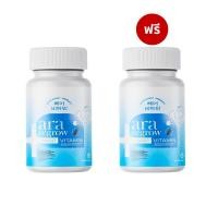 ราคา พร้อมส่ง 1แถม1 ara regrow อารา วิตามินบำรุงผม ผมร่วง ผมบาง วิตามินผมดกดำ 1 กระปุก 20 เม็ด คารีนแฮร์เซรั่ม เซรั่มบำรุงผม (21176649377)