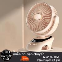 ราคา RUICHE พัดลมหนีบพลังงานลม5ระดับ พัดลมตั้งโต๊ะแบบชาร์จไฟขนาดเล็กแบตเตอรี่ยักษ์พร้อมไฟกลางคืนในตัว15000mAh (22407996466)