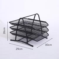 ราคา Naju ชั้นวางเอกสารเหล็ก ชั้นวางเอกสารโลหะ ถาดใส่เอกสาร 3ชั้น โลหะ สำหรับวางกระดาษ หนังสือ A4 จัดระเบียบบนโต๊ะ (22285436039)