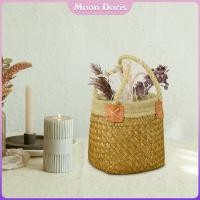 ราคา Moon Doris กระเช้าดอกไม้ดอกไม้งานแต่งงานตะกร้าเด็กผู้หญิงสำหรับห้องนั่งเล่นตกแต่งห้องนอน (22528305724)