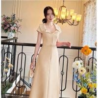 ราคา เดรสออกงาน แม๊กซี่ทรงสวย คอปกมาพร้อมเข็มขัดคาดเอวเข้ารูป (22860160217)