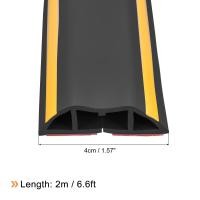 ราคา รางไฟ ยางครอบสาย 4cm 2m PVC รางครอบสายไฟ ยางครอบสายไฟ (22050606705)