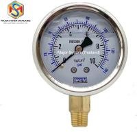 ราคา เกจวัดแรงดันสแตนเลส หน้าปัด 2 5นิ้ว เกจวัดค่าสูญญากาศ เพรสเชอร์เกจ Pressure gauge เกจวัดแรงดันแบบมีน้ำมัน แวคคั่มเกจ (21760217255)
