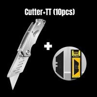 ราคา 5IN1 มีดพับสแตนเลส เครื่องตัดกล่อง Ftions Snap Off เม็ดเหล็กรายงานขวดในขวด มีดพับ folding art knife (22736944614)