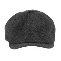 ราคา Men Beret Vintage Herringbone Tweed Peaky Blinders Hat Newsboy Beret Hat Spring Flat Peaked Beret Hats (17945748494)