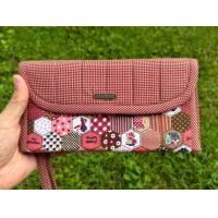 ราคา P016 กระเป๋าสตางค์ใบยาว5ช่อง แฮนด์เมด ใส่สตางค์ใบยาว ใส่มือถือ6 5 ได้ ใส่โทรศัพท์ (22491047021)