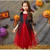 ราคา พร้อมส่ง ชุดฮาโลวีนเด็ก ชุดแม่มด Halloween มีหมวก (22966751983)