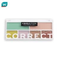 ราคา Makeup Revolution เมคอัพ เรฟวอลูชั่น รีเลิฟ คัลเลอร์ คอร์เรค มี พาเลท นิวเทริล 6 2ก (22749324752)