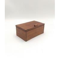 ราคา กล่องไม้สัก กล่องเก็บของ ใส่ของ ตลับไม้ มินิมอล ไม้สักแก่ แบ่งช่อง ฝาจุก (14069630049)