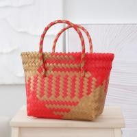 ราคา WLVYH สีสันสดใส กระเป๋าหวายสานเทียม ลำลองอเนกประสงค์ จุได้มาก กระเป๋าผ้าทอมือ สร้างสรรค์และสร้างสรรค์ แฟชั่นสำหรับผู้หญิง ตะกร้าผักตะกร้า (22823641890)