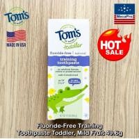 ราคา 80 OFF ราคา Sale EXP 08 2024 Toms of Maine Fluoride Free Training Toothpaste Toddler Mild Fruit 49 6g ยาสีฟันเด็ก ปราศจากฟลูออไรด์ (21498862385)