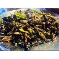 ราคา จิ้งหรีดทอดพร้อมทาน ขนาดน้ำหนักก่อนทอด500 กรัม (21705688473)