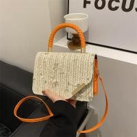 ราคา Meria ฤดูร้อนฟางทอกระเป๋าสี่เหลี่ยมใหม่ 2024 แฟชั่น Casual กระเป๋าสะพายข้างพร้อมหัวเข็มขัดแม่เหล็ก (22264304310)