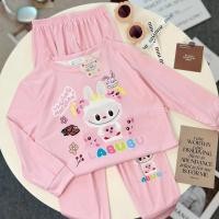 ราคา SweetKids พร้อมส่งจากกทม ชุดเซ็ทเด็กแฟชั่น เสื้อแขนยาวลายน่ารักกางเกงขายาว แบบบาง ลำลอง ผ้านุ่ม ใส่นอนได้ งานดี (22983754245)