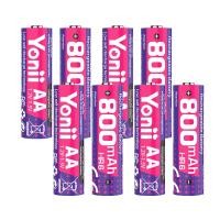 ราคา Yonii AA 800mAh ถ่านชาร์จ แรงดันไฟฟ้า 1 2V AAA600mAh แบบมีแผ่นนิเกิล NiMH Battery แบตเตอรี่ชาร์จได้ ที่ชาร์จถ่าน AA AAA (22565558358)
