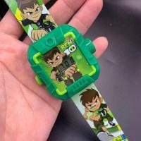 ราคา นาฬิกาเด็กผู้ชาย ben10 ฉายภาพได้เหมาะสำหรับเด็กผู้ชายมีเวลามีวันที่เดือน (17670245667)