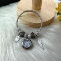 ราคา แพนดอร่านาฬิกากําไลนกฮูกสำหรับผู้หญิงสีเงินทองสแตนเลสสายเหล็กปรับความมีเสน่ห์หลากสีนาฬิกาข้อมือลำลองของผู้หญิงไม่เสื่อมเสีย (22718345022)