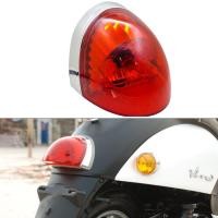 ราคา 1PC Red Lens Universal Motorcycle Rear Light Brake Lamp ABS Scooter Moped E Bike Tail Indicator For Yamaha Vino Honda Giorno (20036518703)