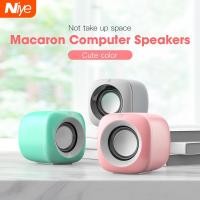 ราคา USB ลำโพงขนาดเล็กลำโพงย่านความถี่ต่ำสเตอริโอสำหรับคอมพิวเตอร์พีซีลำโพง Macaron (22203263056)