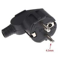 ราคา ปลั๊กตัวผู้หัวกลม 2 ขา แบบงอ 90 องศา เตารีด หม้อหุงข้าว เตา กระทะไฟฟ้า ขนาด 16 แอมป์ งานซ่อมเครื่องใช้ไฟฟ้า SCHUKO AC (22185934276)