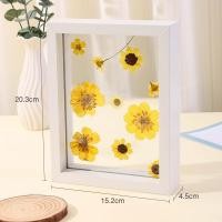 ราคา กล่องใส่ดอกไม้ DIY สามมิติติดผนัง กรอบรูปใส่ใบไม้ กรอบรูปสไตล์วินเทจ กรอบรูปไม้ กรอบรูปแต่งห้อง (22950108189)