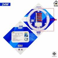 ราคา แผงไฟเพดาน LED 24W หลอดLED สำหรับโคมเพดานกลม ตัวใช้แทนหลอดนีออนกลม รุ่นประหยัด พร้อมเต๋าต่อสายไฟแม่เหล็ก กลม (22475880804)