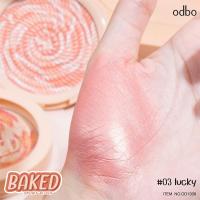 ราคา ODBO BAKED SNOWY BLUSH OD1308 โอดีบีโอ เบคท์ สโนว์ บลัช บลัชออน สีสวยหวาน (19395911529)