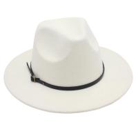 ราคา Womens Cowboy Hat Jazz Cap For Men Women Casual Cowboy Hat Wool Felt Cowboy Hat Panama Cowboy Hat (21303041191)