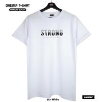ราคา เสื้อยืดลาย STRONG NEVER GIVE UP ผ้า cotton 100 อย่างดี no 187 (22958771520)
