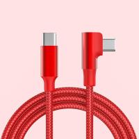 ราคา 1M 2M 3M PD 60W ที่ชาร์จไฟรวดเร็ว USB C ไปยัง USB Type C สายเคเบิล Type C ถึง Type C ศอกสายสำหรับ Iphone 15 Pro สูงสุด MacBook iPad Samsung Xiaomi (22066283813)