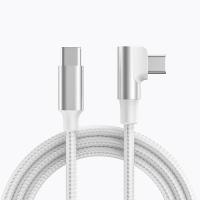 ราคา 1M 2M 3M PD 60W ที่ชาร์จไฟรวดเร็ว USB C ไปยัง USB Type C สายเคเบิล Type C ถึง Type C ศอกสายสำหรับ Iphone 15 Pro สูงสุด MacBook iPad Samsung Xiaomi (22066283804)