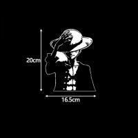 ราคา One Piece สติ๊กเกอร์รถสะท้อนแสง Luffy Ace Roronoa Zoro รถประตูกระจกการ์ตูนรูปลอก JDM สติกเกอร์ตกแต่ง (21491230386)