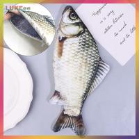 ราคา LUKEee Crucian กระเป๋าปากกาปลาคาร์พทรงปลาที่สมจริงกระเป๋าดินสอแต่งหน้าพร้อมซิปด้านหลังไปยังโรงเรียนกระเป๋าดินสอ (22930959670)