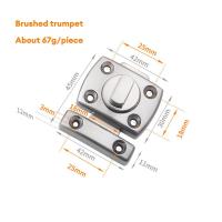 ราคา กลอนสับประตู กลอนล็อคแบบบิด ล็อคสลักแบบหมุน สำหรับประตู หน้าต่าง กลอนล็อคแบบบิด สำหรับประตู หน้าต่าง หมุนสลักกลอนประตู รักษาความปลอดภัยสลักประตูล็อคสไลด์ (20888452850)