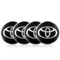 ราคา goya100 4แผ่นติดโลโก้ Toyota ตกแต่งล้อรถ (22278481574)