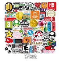 ราคา ʕ ᴥ ʔ พร้อมส่ง สติ๊กเกอร์กันน้ำเซ็ทนินเทนโด้ มาริโอ้ Super Mario Nintendo Waterproof Decoration Sticker Set (20798490153)