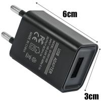 ราคา 5V 1A ที่ชาร์จยูเอสบีขนาดพกพาอะแดปเตอร์อุปกรณ์ชาร์จโทรศัพท์ในรถยนต์มือถือที่ชาร์จแบตเตอรี่โทรศัพท์ปลั๊ก EU แบบพกพาสำหรับ iPhone 15 Xiaomi Samsung Huawei (22726294639)