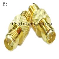 ราคา 2pcs SMA Connector SMA Female to SMA Female RP SMA Female RF Coax Coaxial Adapter Connector (5961948692)