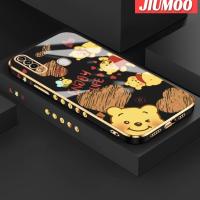 ราคา เคส JIUMOO สำหรับ OPPO A31 2020เคส A8ลายการ์ตูนวินนี่ช้อนส้อมมีดหมีพูห์ซิลิโคนชุบหรูหราใหม่เคสมือถือลายขอบสี่เหลี่ยมเคสนิ่มชุบเลนส์กล้องถ่ายรูปกันกระแทก (20817731622)