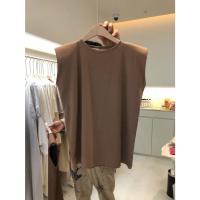 ราคา ถูกมาก เสื้อยืดแขนกุด ใส่สบาย เสื้อยืดครอปคอกลม เสื้อครอปเอวลอย ครอปเอวลอย (19485845462)