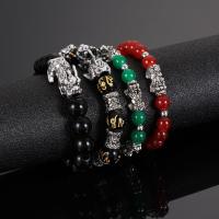 ราคา โชคดีเครื่องประดับบุรุษกำไลข้อมือกุญแจมือผู้หญิงโชคดีพุทธศาสนาลูกปัดดึงดูดความมั่งคั่งเงินปี่เซียะฮวงจุ้ยO bsidianสายรัดข้อมือสร้อยข้อมือ (3981276711)