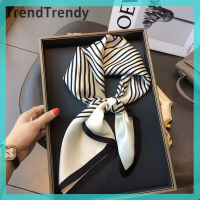 ราคา TrendTrendy แฟชั่นผ้าพันคอสี่เหลี่ยมพิมพ์ลายฮิญาบสำหรับผู้หญิงผ้าไหมซาตินผ้าโพกหัวมุสลิมที่คาดผมผ้าพันผ้าคลุมไหล่พันรอบ (22495989149)