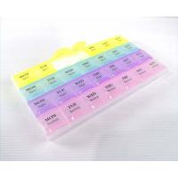 ราคา กล่องใส่ยา กล่องใส่ยา ระบุวันบนฝากล่อง 21 ช่อง และ 28 ช่อง ตลับใส่ยา กล่องแบ่งยา กล่องบรรจุยา ตลับใส่ลูกปัด พร้อมส่งจากไทย (21763083469)