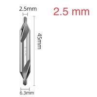 ราคา ดอกนำศูนย์ HSS 60องศา สีเงิน CENTER DRILL HSS 1มิล 5มิล (21602951714)