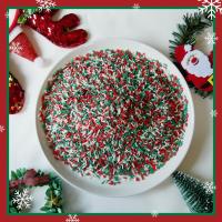 ราคา Sprinkle Sugar น้ำตาลเม็ดแต่งเค้ก ธีมคริสต์มาส หลายรูปแบบ ทานได้ (21039952975)