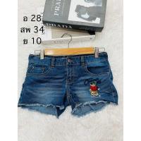 ราคา กางเกงยีนส์ขาสั้นมือสองเอวต่ำ เอวกลาง Y2k (22762133159)