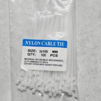 ราคา เคเบิ้ลไทร์ สายรัดเคเบิ้ลไทร์ 4นิ้ว 6นิ้ว 8นิ้ว 10นิ้ว Nylon Cable Tie หนวดกุ้ง สีขาว สีดำ สีเขียว (20899935275)