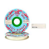 ราคา ริบบิ้น ตราระฆัง เบอร์ 2 ริบบิ้น เหรียญโปรยทาน ริบบิ้นเนื้อทราย พลาสติก เนื้อดี ไม่แตกง่าย พับเหรียญ โบว์ พวงมาลัย SMP (22504454307)
