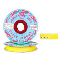 ราคา ริบบิ้น ตราระฆัง เบอร์ 2 ริบบิ้น เหรียญโปรยทาน ริบบิ้นเนื้อทราย พลาสติก เนื้อดี ไม่แตกง่าย พับเหรียญ โบว์ พวงมาลัย SMP (22504454309)