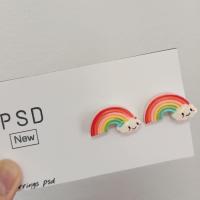 ราคา ต่างหูสายรุ้ง ต่างหู ต่างหูน่ารัก ต่างหูแฟชั่น ต่างหูมินิมอล สินค้าพร้อมส่งจากไทย (19195861885)
